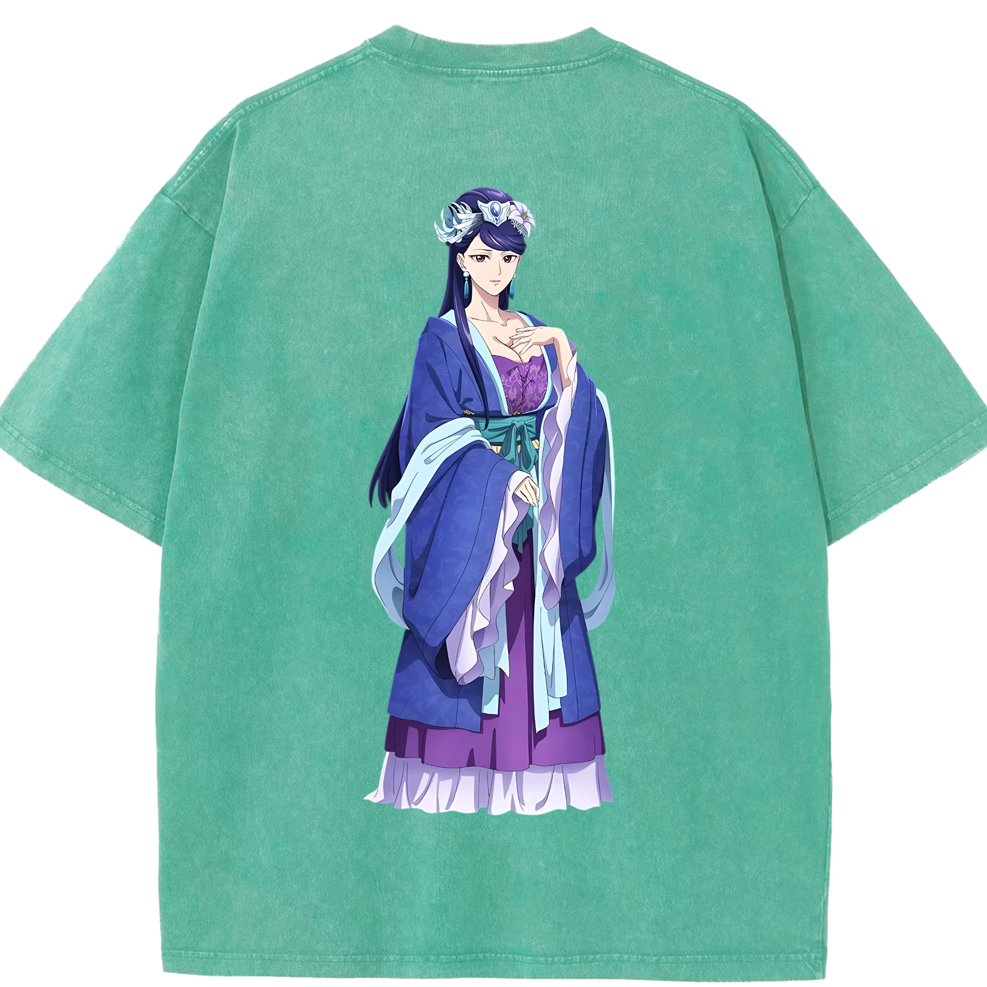 （画像用） 薬屋のひとりごと The Apothecary Diaries 綿100% ヴィンテージ風 半袖Tシャツ（背面プリント）